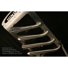 RRR/HINDLE MEGAPHONE MUFFLERS RRR/HINDLE MEGAPHONE MUFFLERS